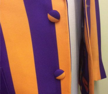 Blue and Yellow striped blazer