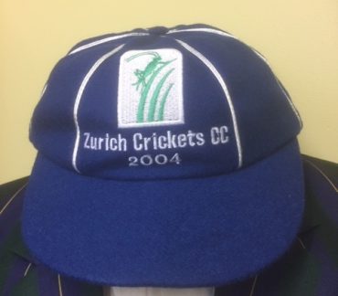 Blue cricket cap