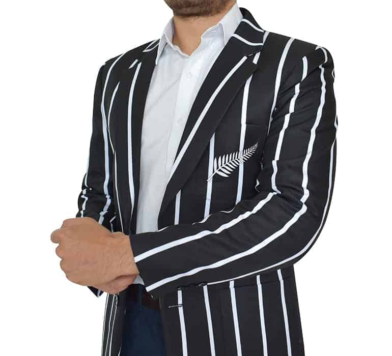 striped blazer