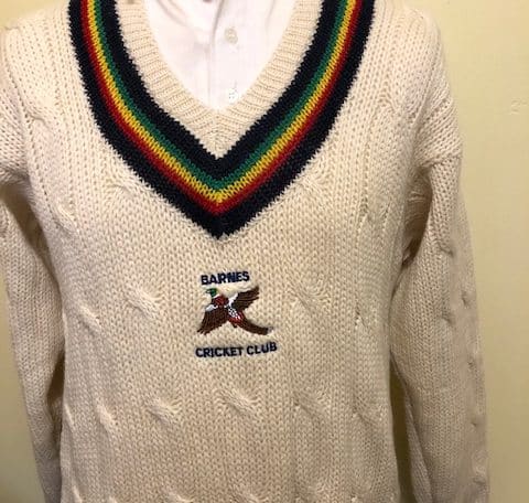 Barnes Cricket Club Sweaters - Club Colours